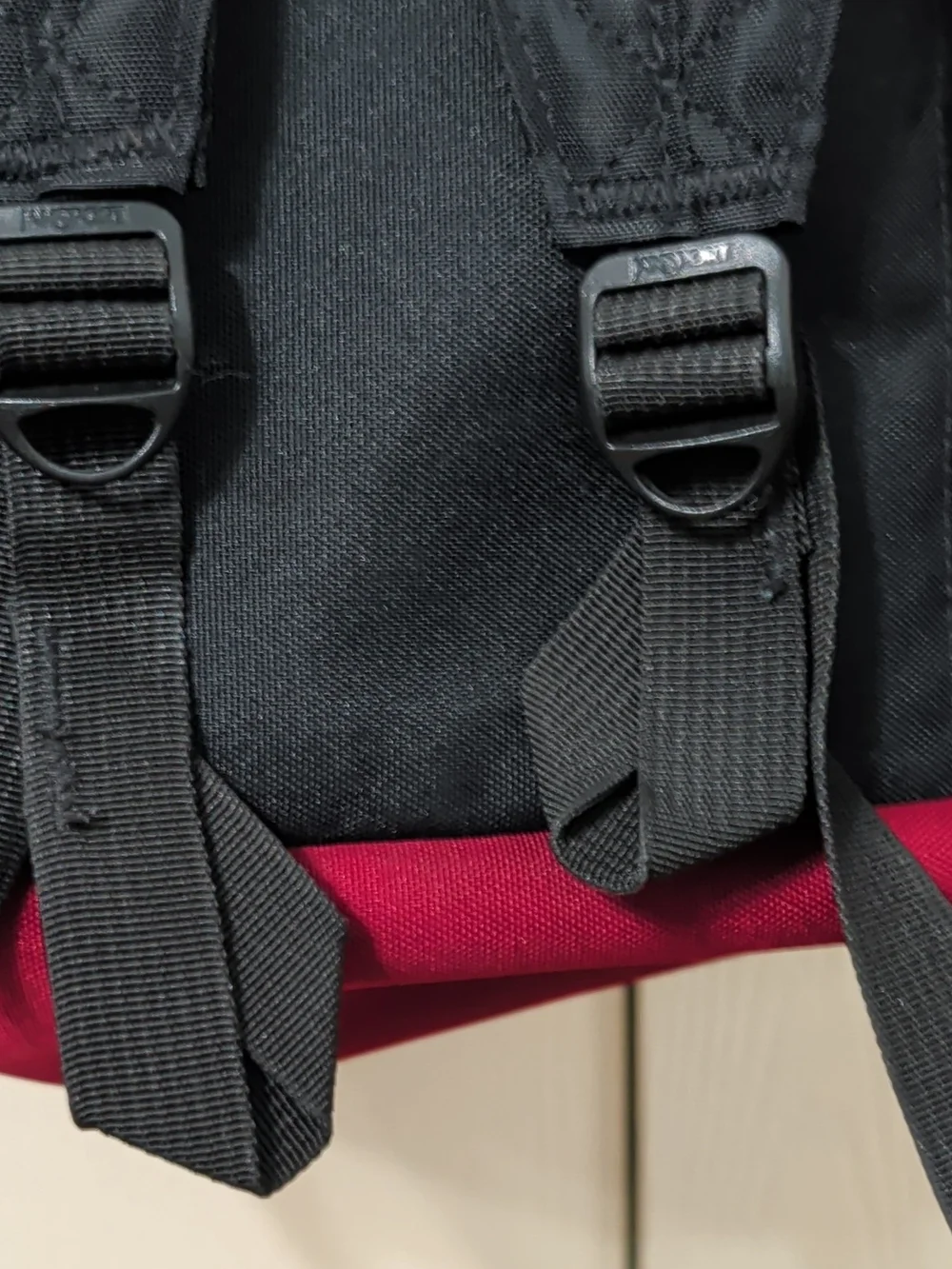Jansport Burgundy Superbreak One Classic Backpack with Front Zip Pocket
